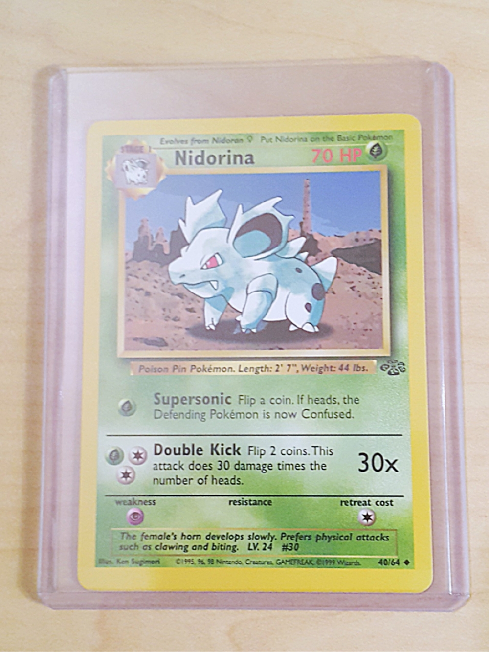 MINT Nidorina Pokémon TCG